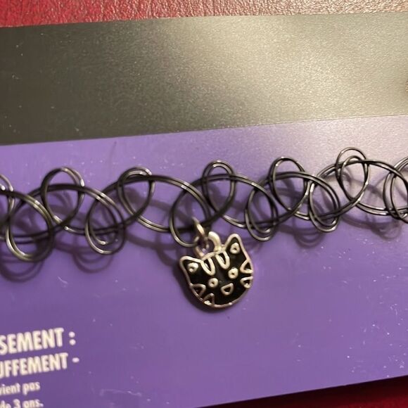 Cat lover- Claire’s Black Cat Choker new - Picture 2 of 7